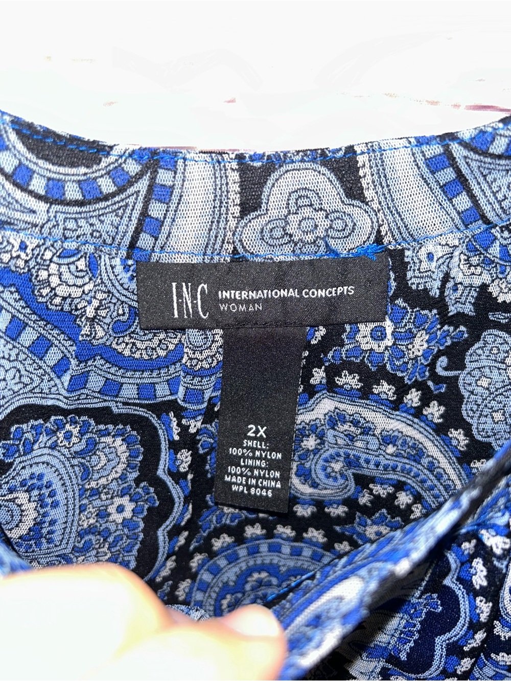 INC Patterned Top - Picture 3 of 4